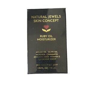 NATURAL JEWELS SKIN HAIR NAILS BODY CONCEPT RUBY OIL MOISTURIZER  1.70 Fl oz NEW